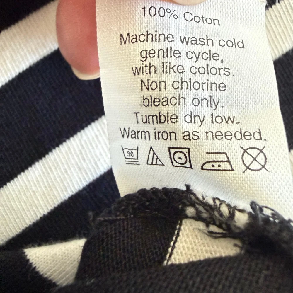 Women's J.Crew Ruffle Sleeve Striped Dress Size M - Picture 10 of 10